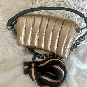 NWOT THINK ROYLIN "BUM BAG" SOFT GOLD